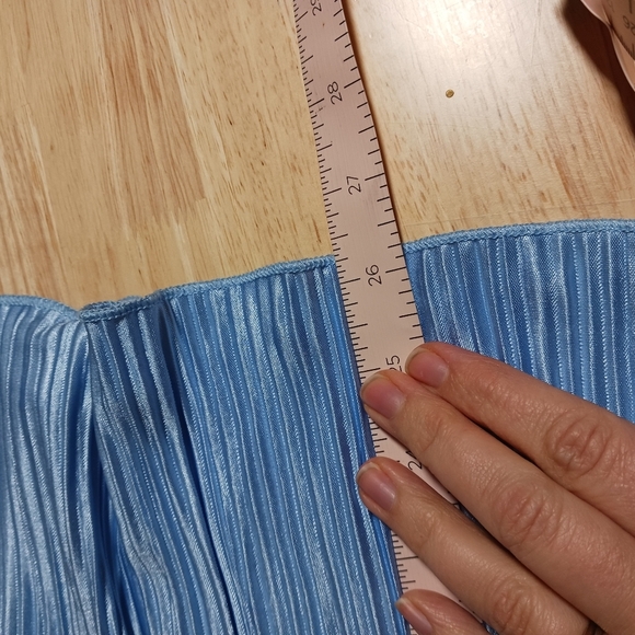 No Brand Crinkle Pleated Lounge Wear Button Down Shirt Size Medium - Picture 7 of 7